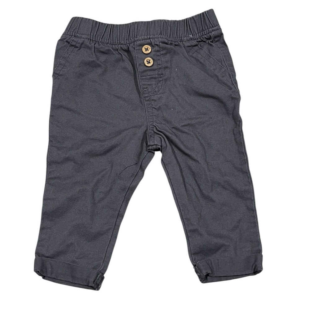 Garanimals Baby Boys Charcoal Cotton Pants | Size 6–9M